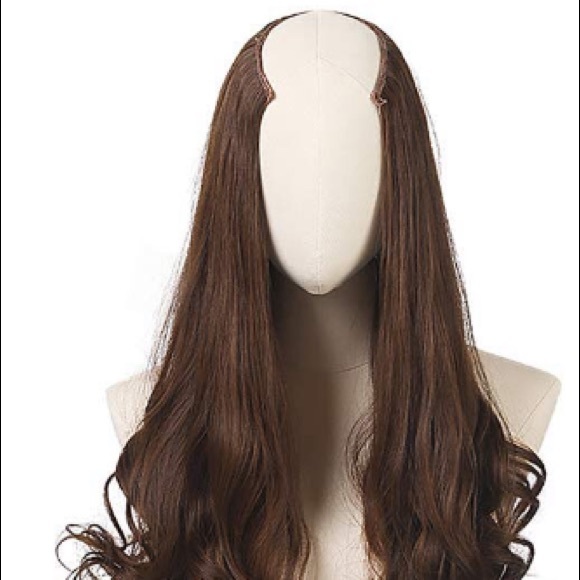 24” GINGER BROWN BODYWAVE 1PEICE FULL HEAD CLIPINS